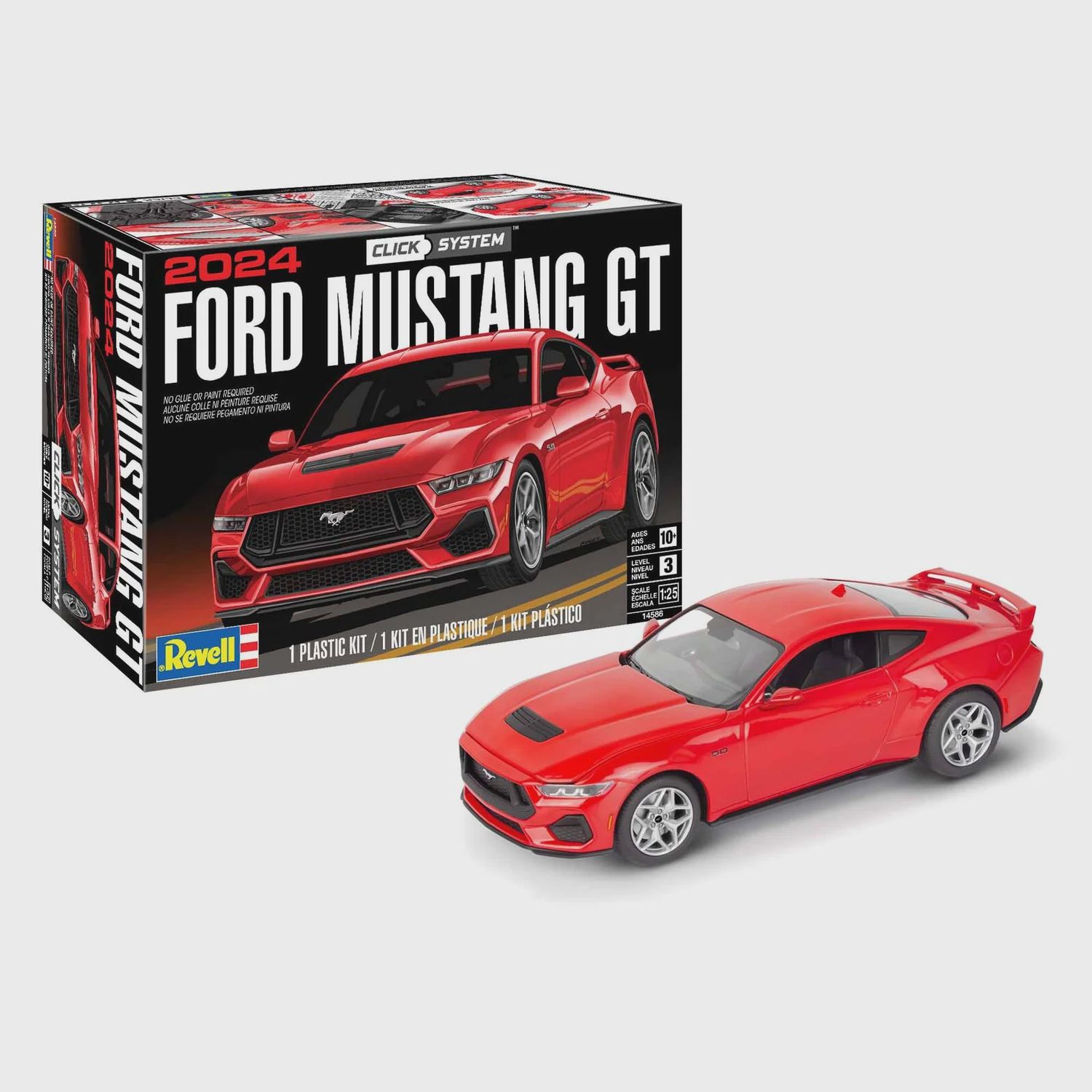 RMX 1/25 2024 Ford Mustang GT Model Kit, Click-System (RMX145869090)