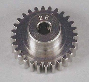 Robinson Racing Nickel Plated Pinion Gear 48P 28T (RRP1028)