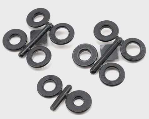 RPM 1/4" Snap-Tite Body Savers (Black) (5) (RPM80332)