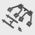 RPM Front Shock Hoops/Body Mounts SCX10 (RPM70642)