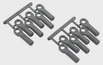 RPM Rod Ends Long Black 1/10 Traxxas Nitro Slash (RPM80512)