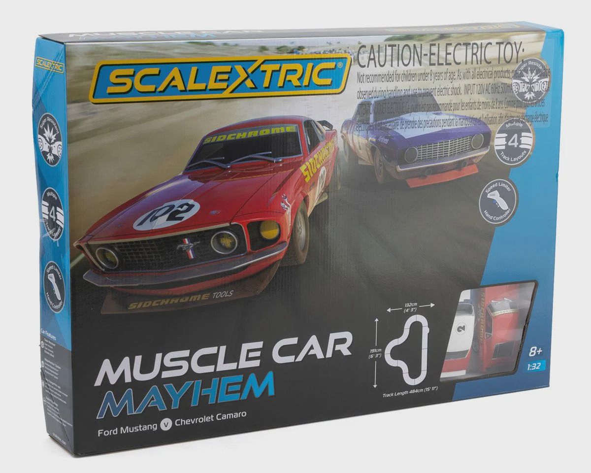Scalextric Muscle Car Mayhem - USA (SSRC1449T)