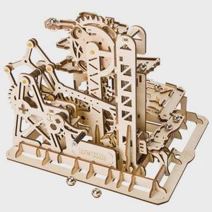 Robotime ROKR Marble Climber Fortress Marble Run 3D Wooden Puzzle (ROELG504)