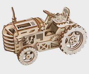 Robotime Tractor - with wind-up spring (ROELK401)