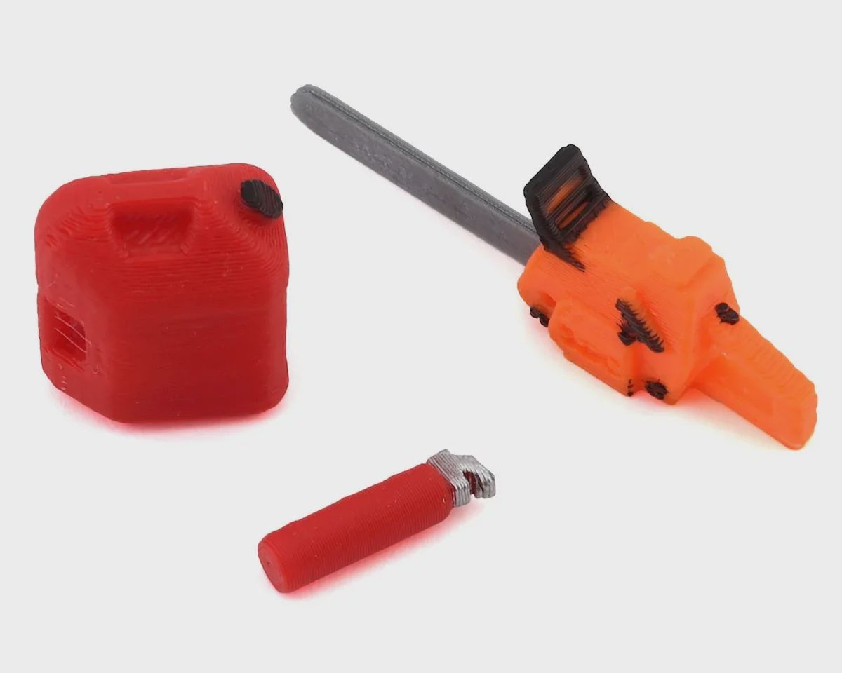 Scale By Chris 1/24 Scale Combo Pack 3 w/Chainsaw, 5gal Fuel Jug, Fire Exting (SBCS4C))