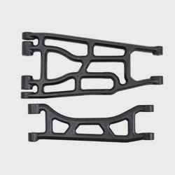 RPM Upper &amp; Lower A-arm Pair, Black: Traxxas X-Maxx (RPM82352)