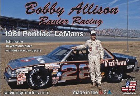 Salvinos 1/24 Ranier Racing Bobby Allison #28 1981 Pontiac LeMans Race Car (SJM19814)