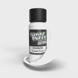 Spax Stix High Quality Sandable Primer, Airbrush Ready Paint, 2oz Bottle (SZX00210)