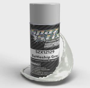 SPAZ STIX -Battleship Gray Aerosol Paint, 3.5oz Can (SZX12129)