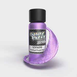 Spaz Stix Amethyst Purple Pearl Airbrush Ready Paint, 2oz Bottle (SZX16010)