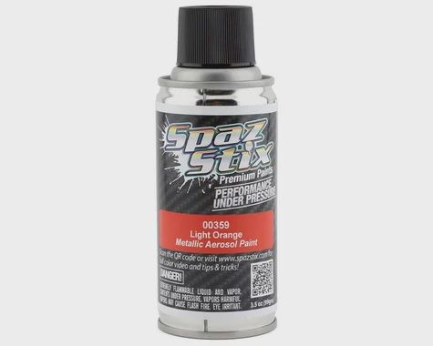Spaz Stix Light Orange Metallic Aerosol Paint (SZX00359)