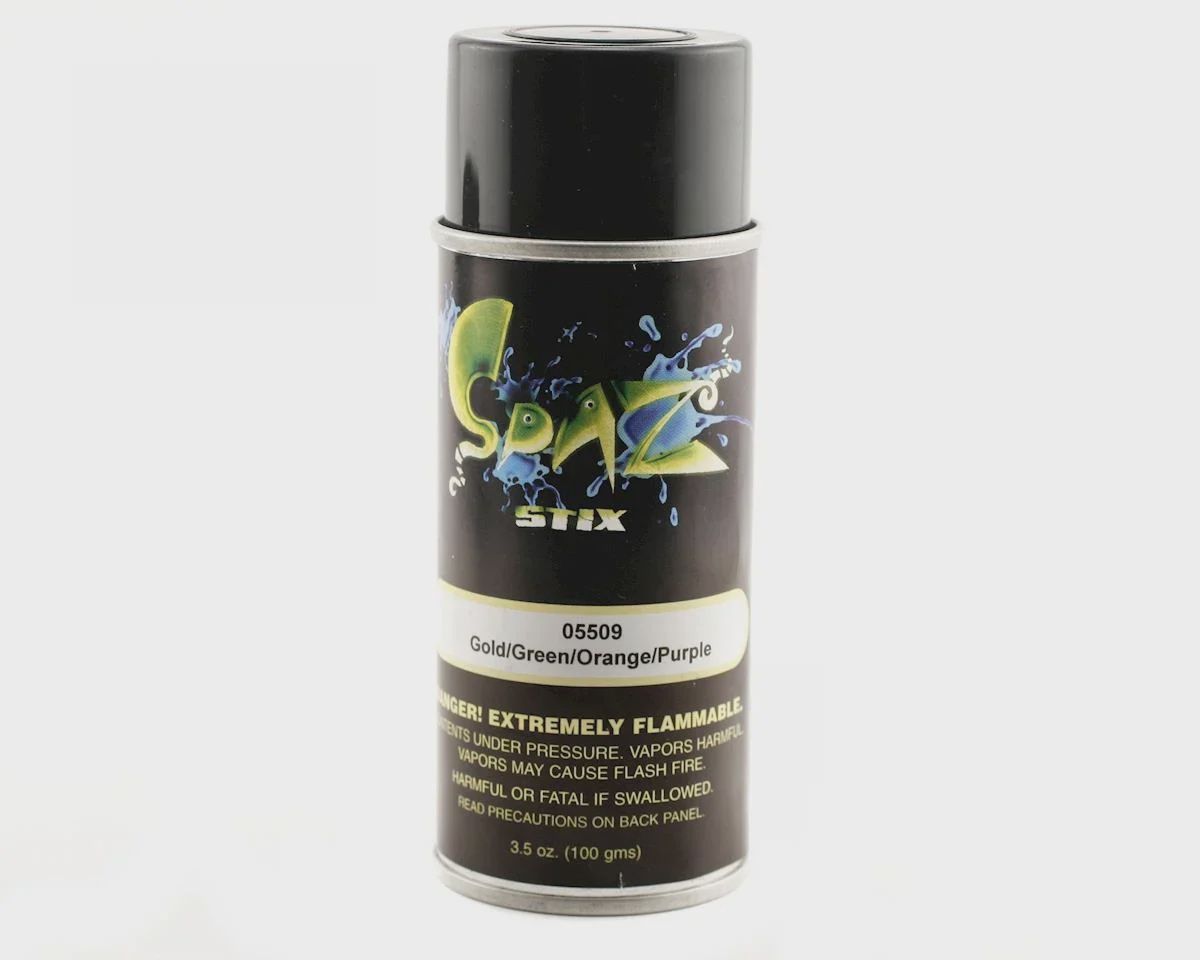 Spaz Stix Multi-Color Change Spray Paint (Gold/Green/Orange/Purple) (3.5oz) (SZX05509)
