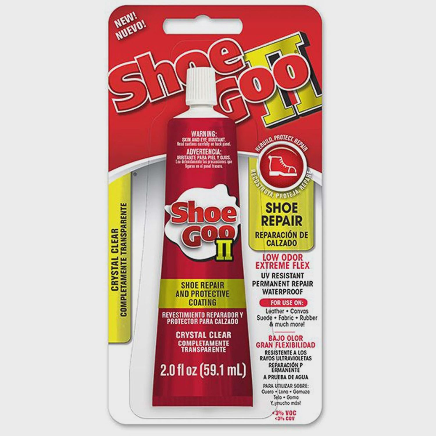 Shoe Goo II, Low Odor Clear, 2 oz. (ETC571120)