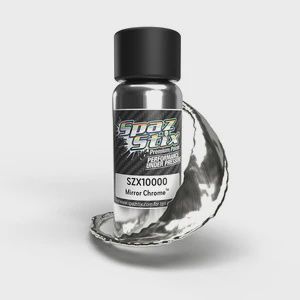 Spax Stix Ultimate Mirror Chrome Airbrush Ready Paint, 2oz Bottle (SZX10000)