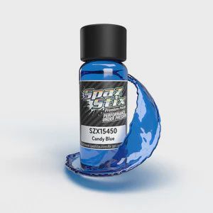 Spaz Stix Candy Blue Airbrush Ready Paint, 2oz Bottle (SZX15450)