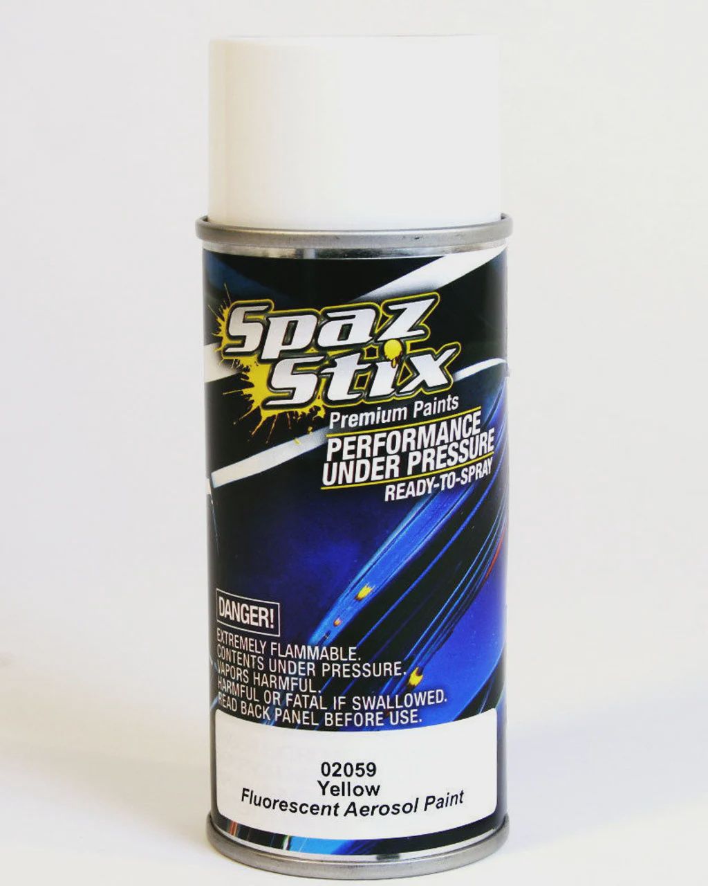Spaz Stix Yellow Fluorescent Aerosol Paint 3.5oz (SZX02059)