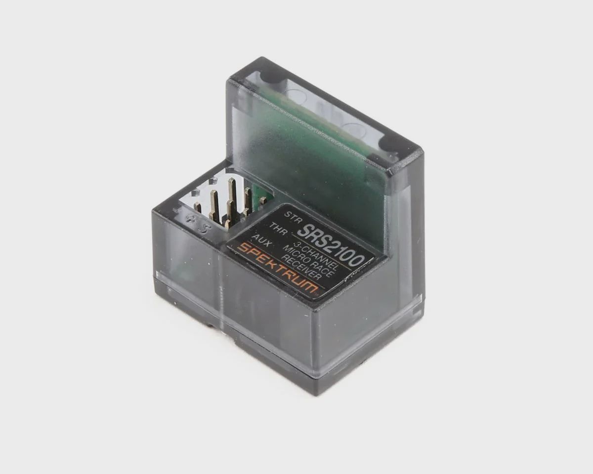 Spektrum RC SR2100 Micro 3-Channel DSMR Race Surface Receiver w/Internal Antenna (SPMSR2100)