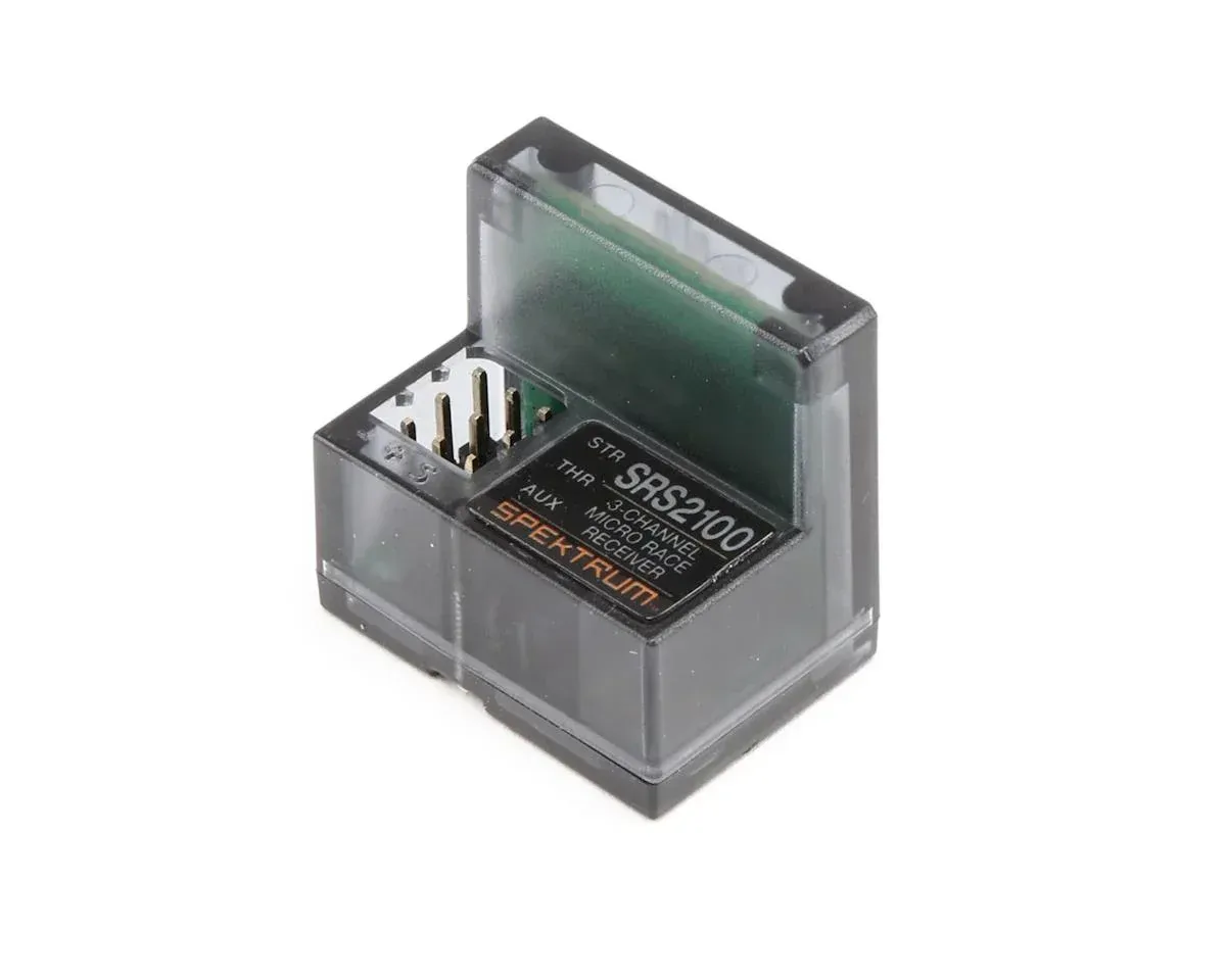 Spektrum RC SR2100 Micro 3-Channel DSMR Race Surface Receiver w/Internal Antenna (SPMSR2100)