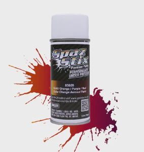 Spaz Stix Color Change Aerosol Paint, Gold/Orange/Purple/Red, 3.5oz Can (SZX05609)