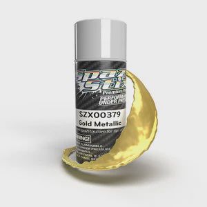 Spaz Stix Gold Metallic Aerosol Paint, 3.5oz Can (SZX00379)