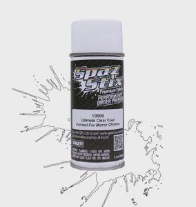 Spaz Stix Ultimate Clear Coat for Mirror Chrome, Aerosol Paint, 3.5oz (SZX10909)