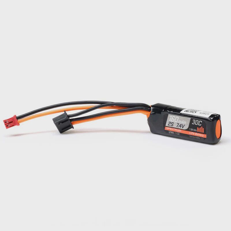 Spektrum RC Axial® SCX30 2S 30C LiPo Battery Pack (7.4V/160mAh) w/PH2.0 Connector (SPMX-1122)