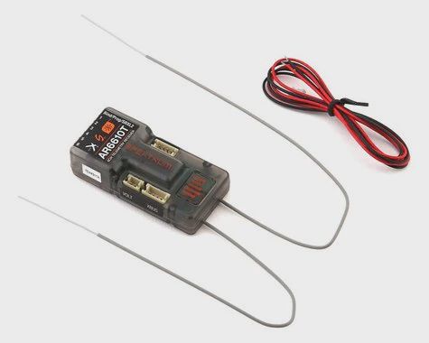Spektrum RC AR6610T 6 Channel DSMX Aircraft Telemetry Receiver (SPMAR6610T)