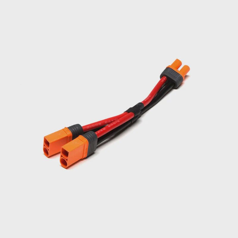 Spektrum RC IC5 6" Battery Parallel Y-Harness Connector (SPMXCA509)
