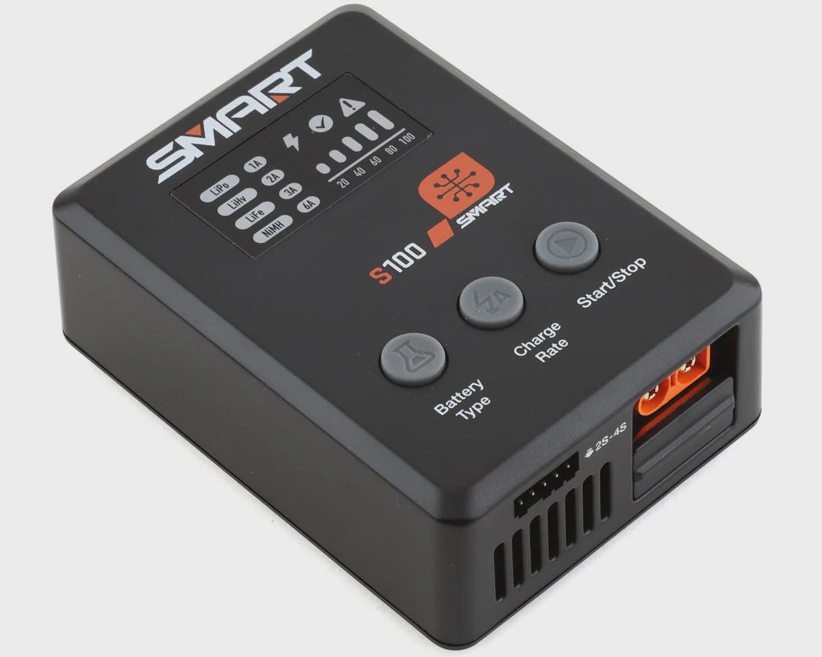 Spektrum RC S100 DC/USB 4S LiPo Smart Charger (SPMXC2090)