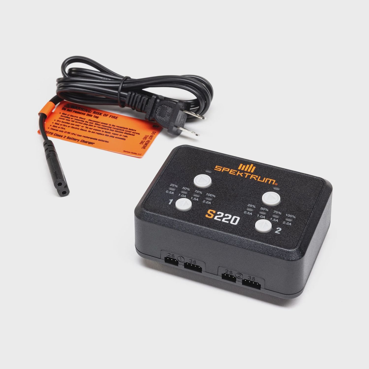 Spektrum S220 AC 2x20W Balance Charger (SPMXC0220)