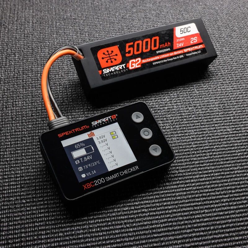 Spektrum XBC200 Smart LiPo Battery Checker &amp; Servo Tester (SPMXBC200)