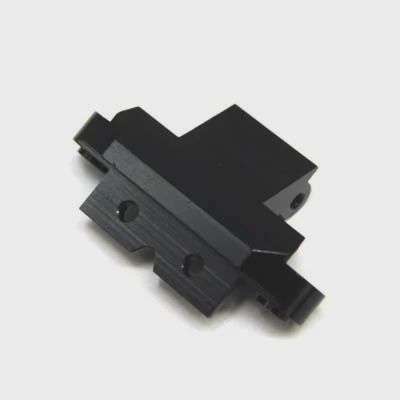 ST Racing Concepts Aluminum Front Skid Plate/Hinge-Pin Black Yeti (STA31112BK)