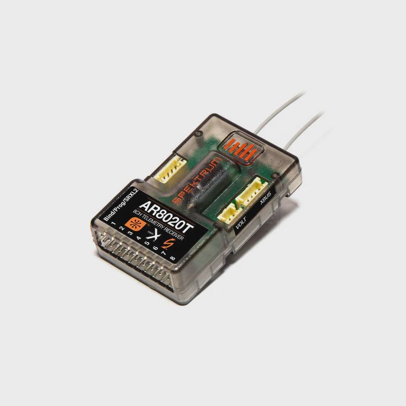 Spekrum AR8020T DSMX 8-Channel Telemetry Receiver (SPMAR8020T)
