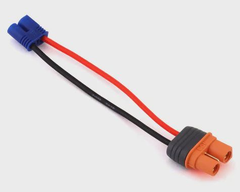 Spektrum RC 4" IC3 Battery to EC2 Device Charge Adapter (SPMXCA318)