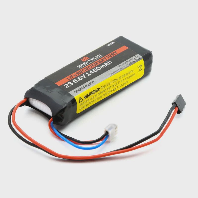 Spektrum RC LiFe Receiver Battery Pack (6.6V/1450mAh) (SPMB1450LFRX)