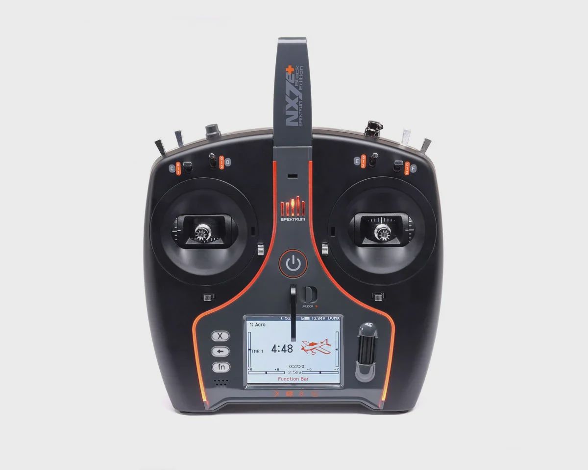 Spektrum RC NX7e+ 2.4GHz DSMX® 14-Channel Radio System (Transmitter Only) (Black Edition) (SPMR7120)