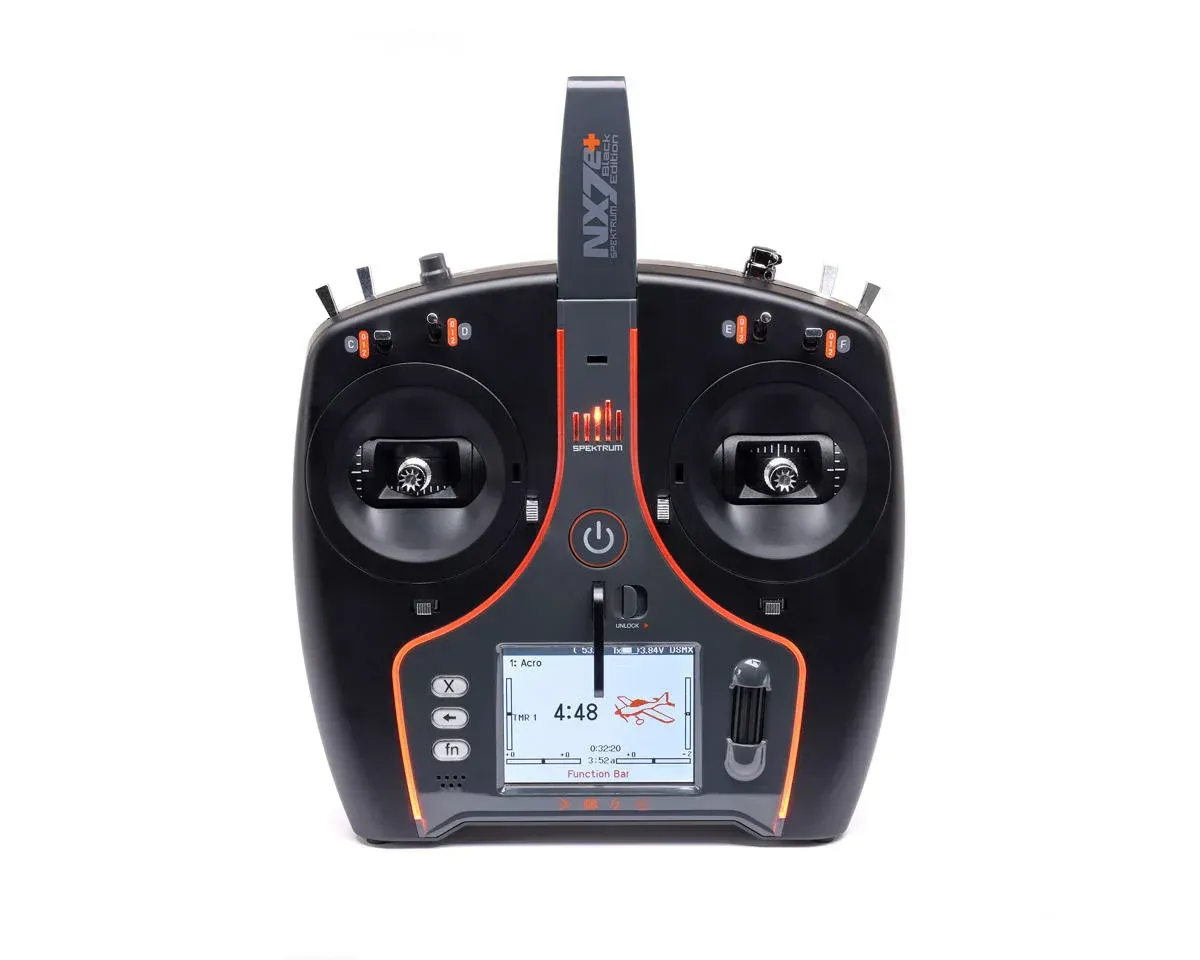 Spektrum RC NX7e+ 2.4GHz DSMX® 14-Channel Radio System (Transmitter Only) (Black Edition) (SPMR7120)