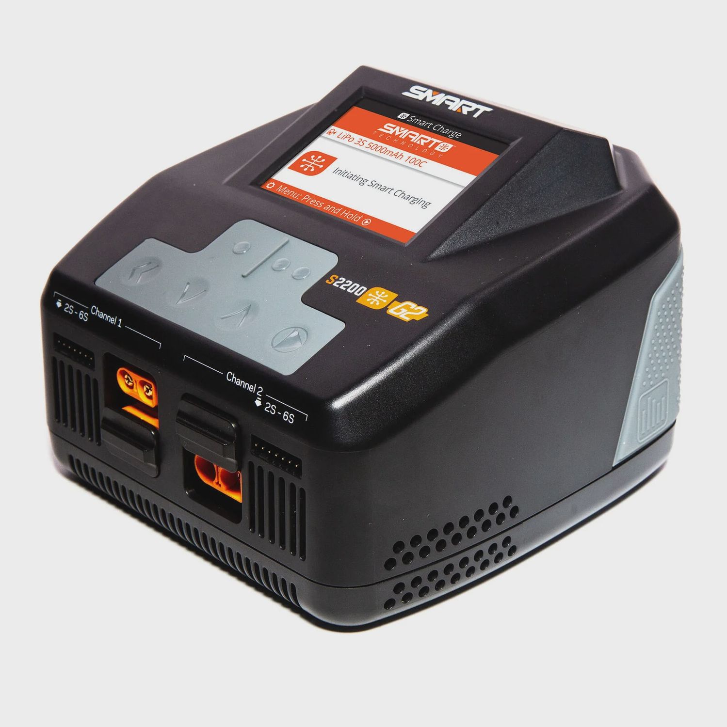 Spektrum RC S2200 G2 AC LiPo Smart Charger (6S/20A/200W x2) (SPMXC2010)