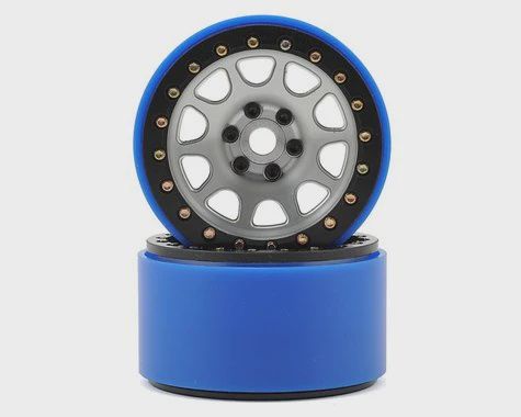 SSD RC 2.2 D Hole PL Beadlock Wheels (Silver) (2) (Pro-Line Tires) (SSD00154)