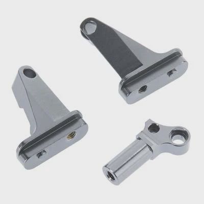 ST Racing Concepts Alum Center Trans Mouting Blocks SCX10 II Gun Mtl (STA31375GM)