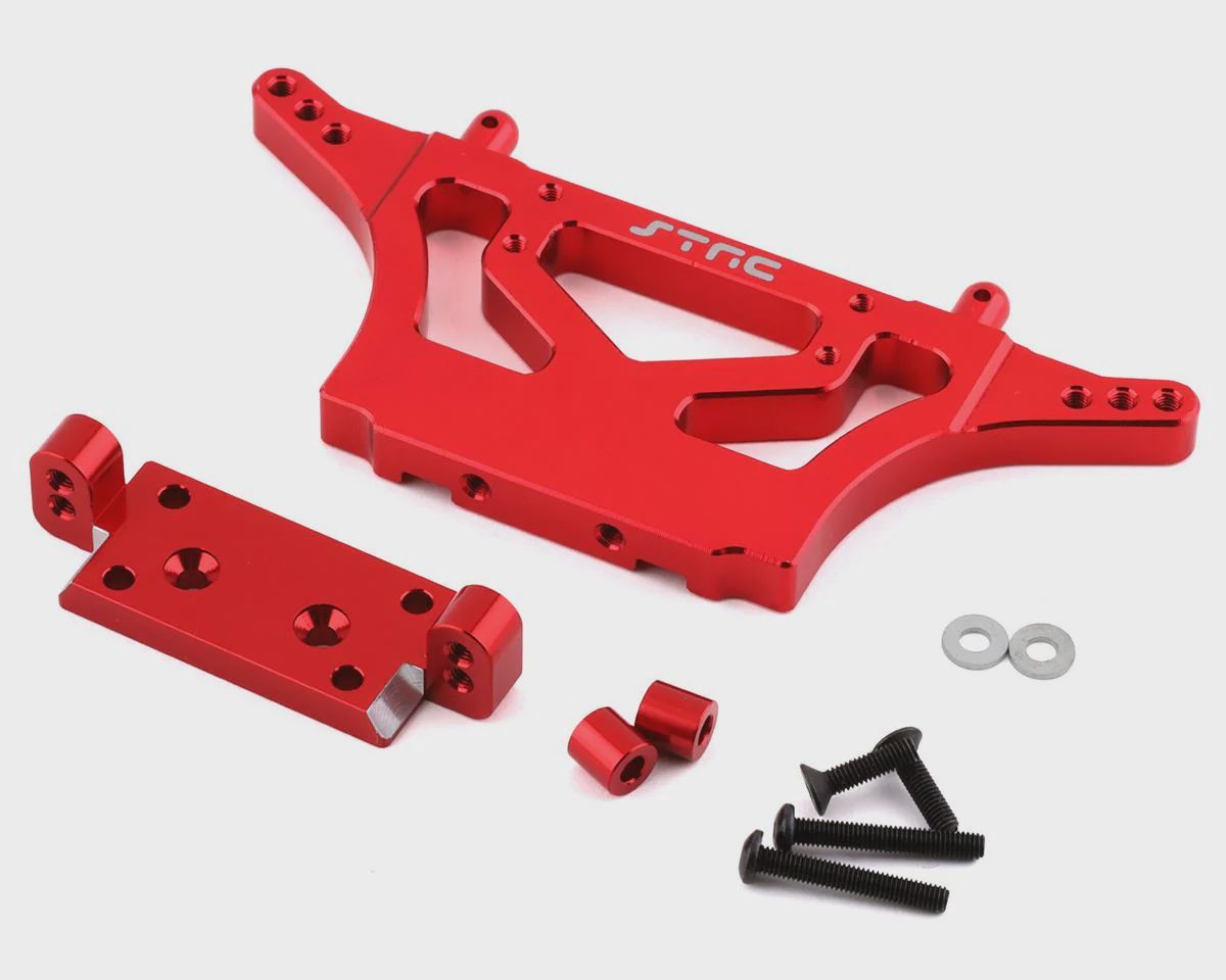 ST Racing Concepts Aluminum HD Rear Shock Tower for Traxxas Drag Slash (Red) (SPTST9418R)