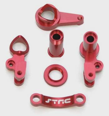 ST Racing Concepts Machined Alum HD Steering Bellcrank Red Slash 4X4 (ST6845R)
