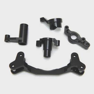 ST Racing Concepts Aluminum HD Steering Bellcrank Set Black Yeti (5) (STA31122BK)