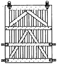 Stock car door O scale (300-13)