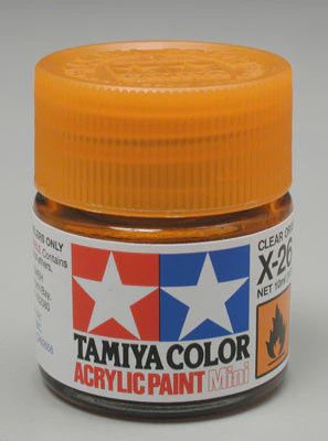 Tamiya Acrylic Mini X-26 Clear Orange 1/3 oz (TAM81526)