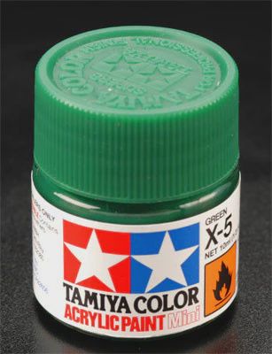 Tamiya Acrylic Mini X-5 Green 1/3 oz (TAM81505)
