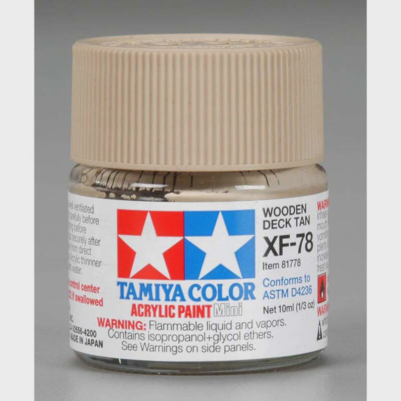 Tamiya Acrylic Mini XF78, Deck Tan (TAM81778)