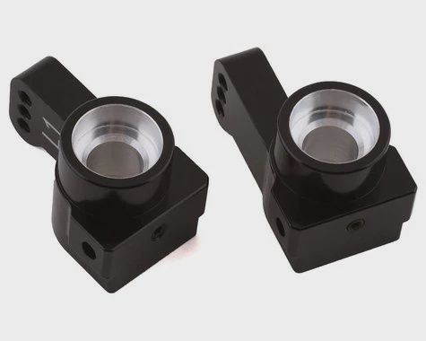 ST Racing Concepts DR10 Aluminum Rear Hub Carriers (Black) (2) (1° Toe) (SPTSTC91418-T1BK)