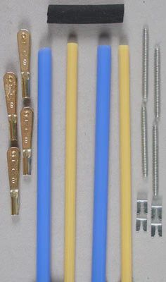 Sullivan Semiflex Gold-N-Rod w/Gold-N-Clevises 36" (2) (SUL505)