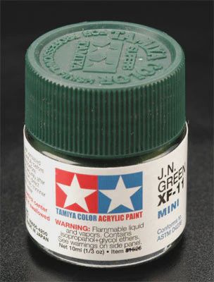 Tamiya Acrylic Mini XF-11 JN Green 1/3 oz (TAM81711)